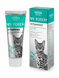 VEDA MY TOTEM Vitamins - Мультивитаминный гель для кошек, 75 мл
