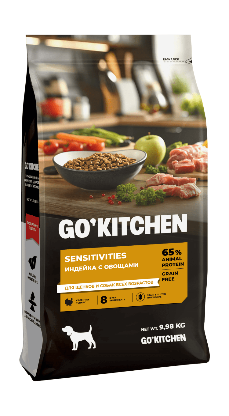 Go! Kitchen Sensitivities Grain Free - Сухой корм для щенков и собак, с  индейкой купить в зоомагазине «PetXP»