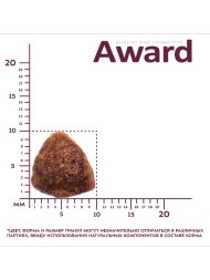 Award Sterilized - Сухой корм для взрослых стерилизованных кошек с Индейкой и Курицей с добавлением Клюквы и Цикория