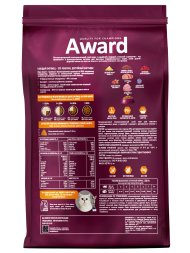 Award Sterilized - Сухой корм для взрослых стерилизованных кошек с Индейкой и Курицей с добавлением Клюквы и Цикория