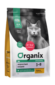 Organix Cat Adult Chicken - Сухой корм для взрослых кошек с курицей