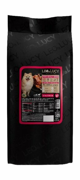 Leo & Lucy Holistic - Корм сухой для собак всех пород, в том числе для пожилых, Индейка с ягодами, 4.5 кг