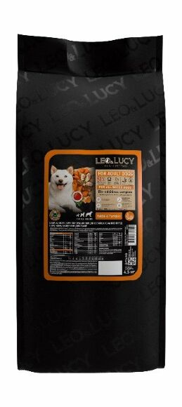 Leo & Lucy Holistic - Сухой корм для собак всех пород, Кролик с тыквой, 4.5 кг