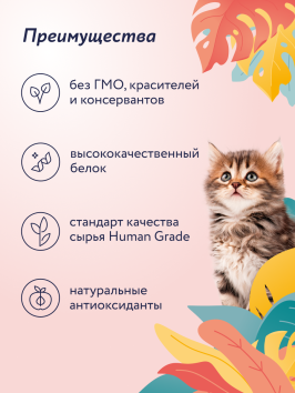 Florida - Сухой корм для котят с индейкой и клюквой