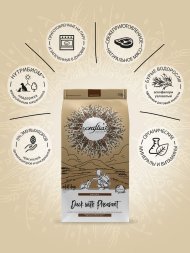 Craftia Natura - Сухой корм для взрослых собак, миниатюрных и мелких пород, из Утки с Фазаном