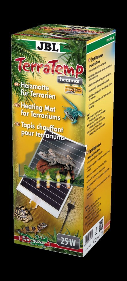 JBL TerraTemp heatmat Термоковрик для террариумов, 25 Вт, 28х60 см купить в зоомагазине «PetXP»