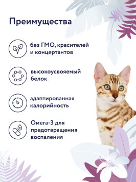 Florida Preventive Line Renal- Сухой корм для кошек, при заболеваниях почек (Профилактика)