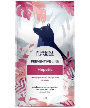 Florida Preventive Line Hepatic - Сухой корм для собак, При заболеваниях печени (Профилактика)