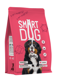 23461.190x0 Smart Dog syhoi korm - Dlya vzroslih sobak s indeikoi kypit v zoomagazine «PetXP» Smart Dog - Сухой корм для собак крупных пород, с ягненком